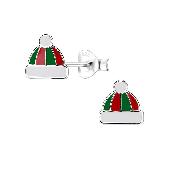 Wholesale Sterling Silver Hat Ear Studs - JD8442