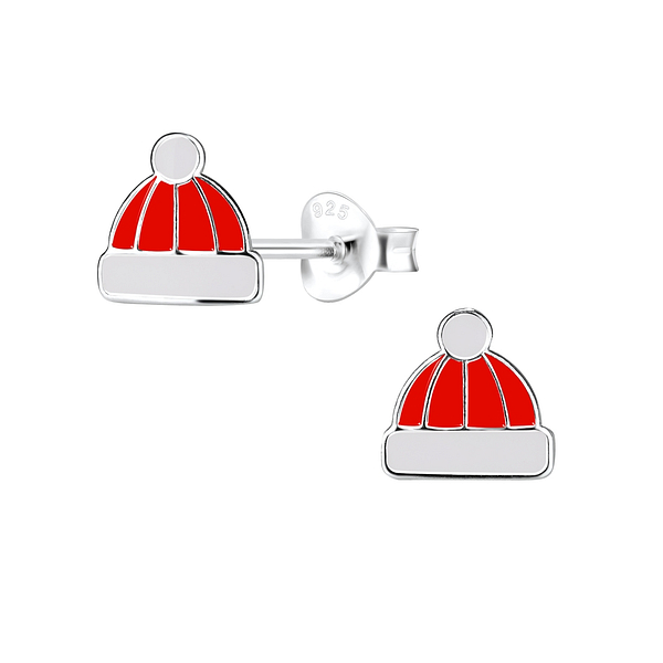 Wholesale Sterling Silver Hat Ear Studs - JD8441