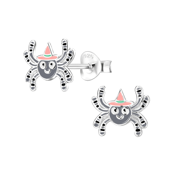 Wholesale Sterling Silver Spider Ear Studs - JD9589