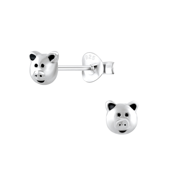 Wholesale Sterling Silver Pig Ear Studs - JD1183