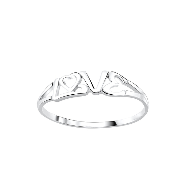 Wholesale Sterling Silver Love Ring - JD4582