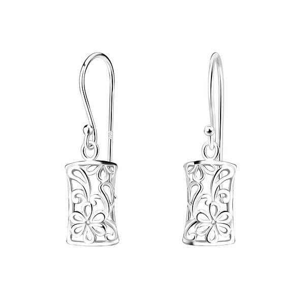 Wholesale Sterling Silver Flower Earrings - JD5175