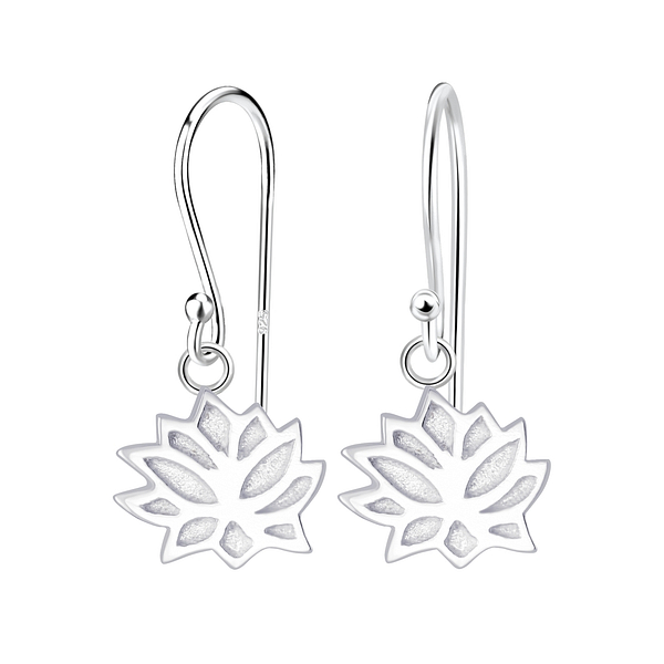 Wholesale Sterling Silver Lotus Flower Earrings - JD5090