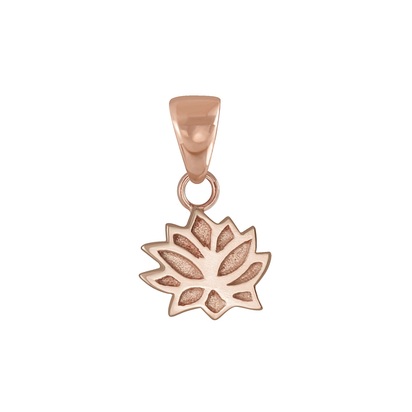 Wholesale Sterling Silver Lotus Flower Pendant - JD5094