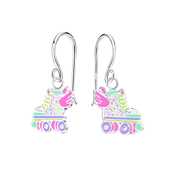 Wholesale Sterling Silver Rollerblade Earrings - JD11866