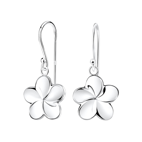 Wholesale Sterling Silver Flower Earrings - JD11671