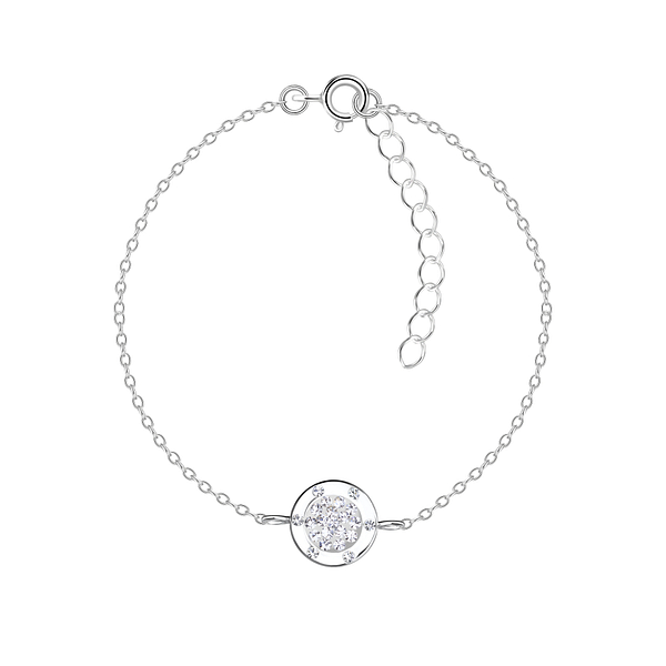 Wholesale Sterling Silver Round Bracelet - JD17118