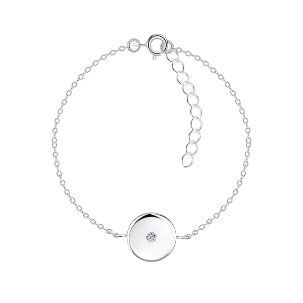 Wholesale Sterling Silver Round Bracelet - JD17258