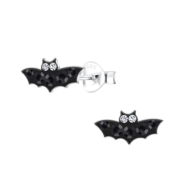 Wholesale Sterling Silver Bat Ear Studs - JD18439