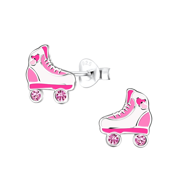 Wholesale Sterling Silver Rollerblade Ear Studs - JD18806