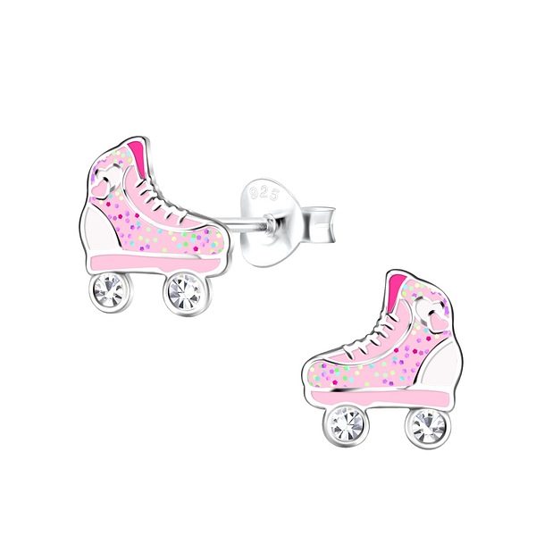 Wholesale Sterling Silver Rollerblade Ear Studs - JD18805