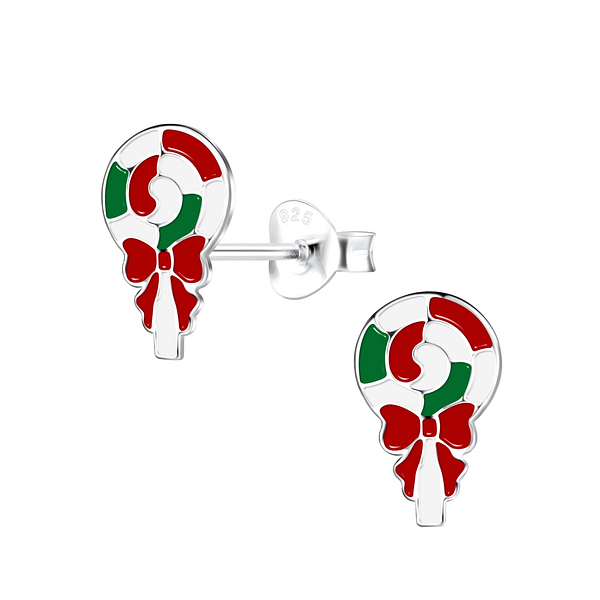 Wholesale Sterling Silver Lollipop Ear Studs - JD19076