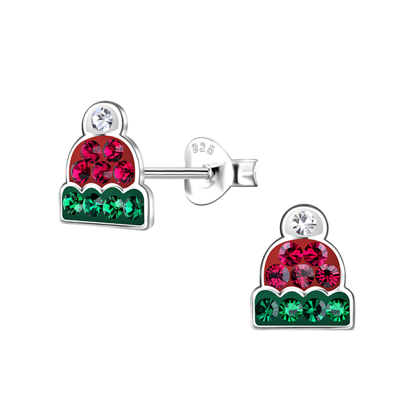 Wholesale Sterling Silver Hat Ear Studs - JD20565