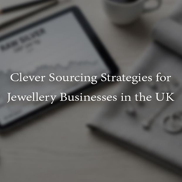 Blog article: on giving sourcing advice to jewellery businesses in the UK to Mitigate Silver Price Volatility. while the image shows a the chart of silver prices