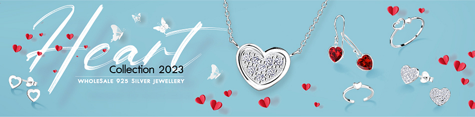 Valentine's Day Wholesale Sterling silver Jewellery Collection by Silver JD