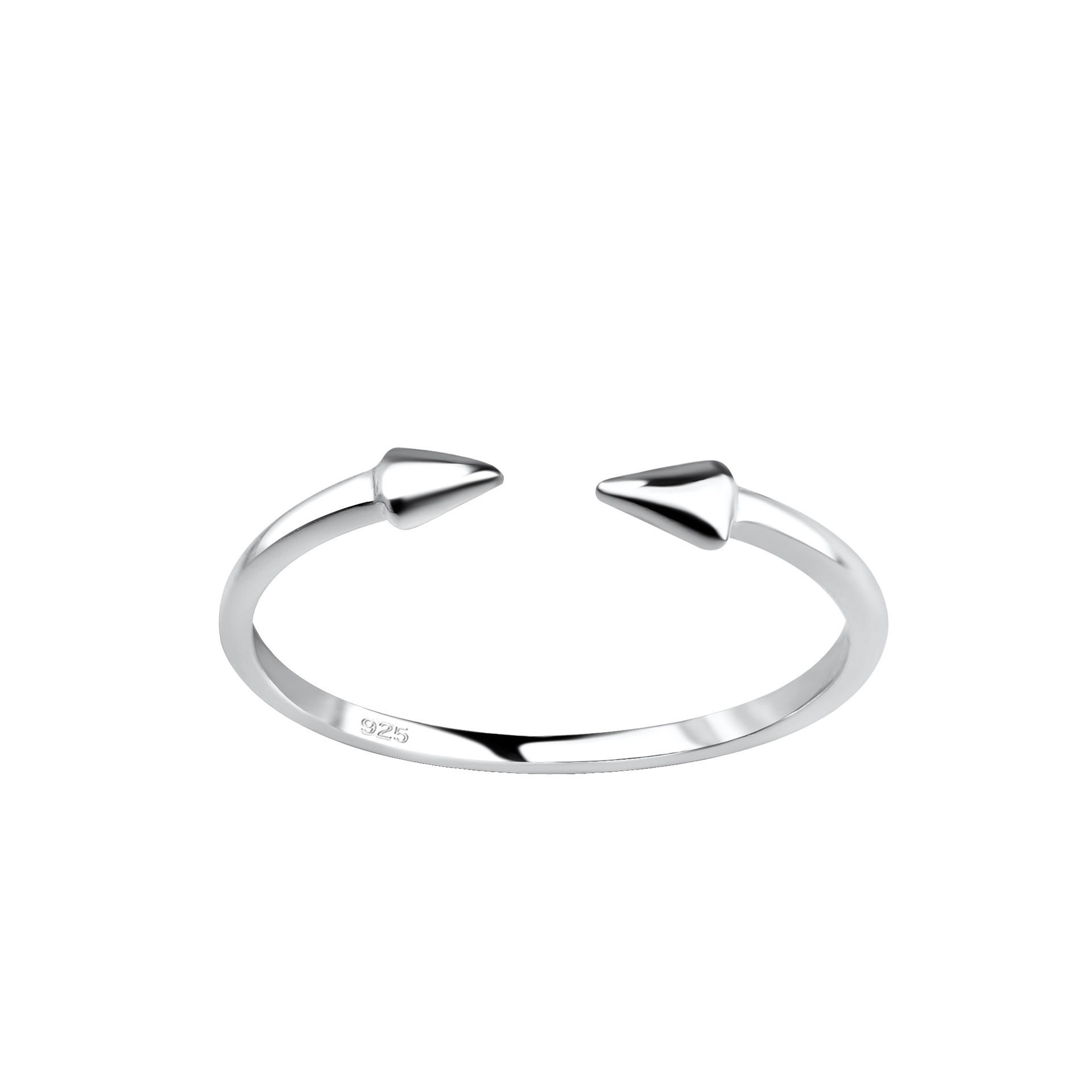 Silver Rung Silver JD | Sterling Silver Opened Arrow Ring – JD17517