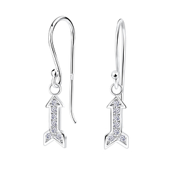 Boucles d'oreilles flèche en argent - FR10047