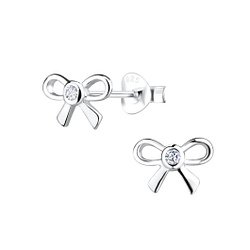 Clous d'oreilles arc en argent - FR16414