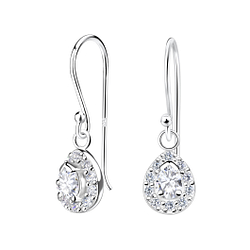 Boucles d'oreilles larme en argent - FR16345