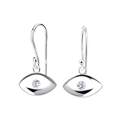 Boucles d'oreilles yeux en argent - FR18758