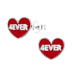 Clous d'oreilles forever en argent - FR17497