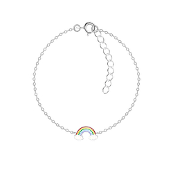 Bracelet arc-en-ciel en argent - FR7328