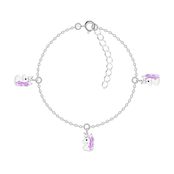 Bracelet licorne en argent - FR7539