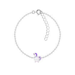 Bracelet licorne en argent - FR7372