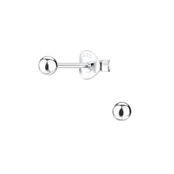 Clous d'oreilles boule de 3 mm en argent - FR1142