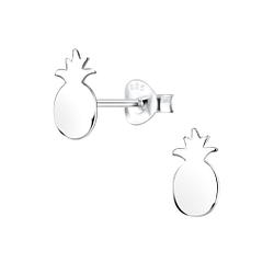 Clous d'oreilles ananas en argent - FR8090