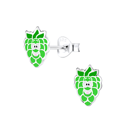 Clous d'oreilles raisin en argent - FR9321