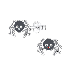 Clous d'oreilles araignée en argent - FR9588