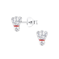 Clous d'oreilles volant en argent - FR17551