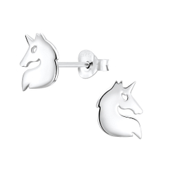 Clous d'oreilles licorne en argent - FR5026