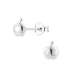 Clous d'oreilles pomme en argent - FR5912