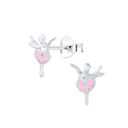 Clous d'oreilles ballerine en argent - FR7057