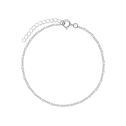 Bracelet figaro de 18 cm en argent - FR7753