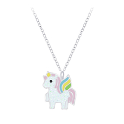 Collier licorne en argent - FR7388