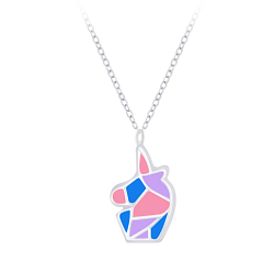 Collier licorne en argent - FR7359