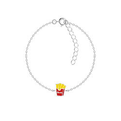 Bracelet frites en argent - FR15598