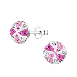 Clous d'oreilles bonbon en argent - FR20087