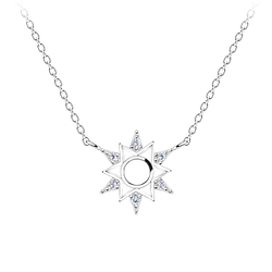 Collier soleil en argent - FR16426