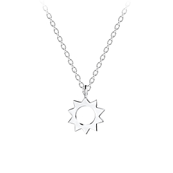 Collier soleil en argent - FR16525