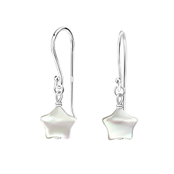 Boucles d'oreilles étoile en argent - FR21121