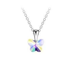 Collier papillon en argent - FR21468