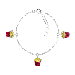 Bracelet frites en argent - FR20251