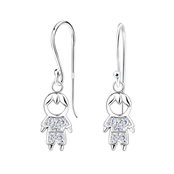 Boucles d'oreilles garçon en argent - FR17357