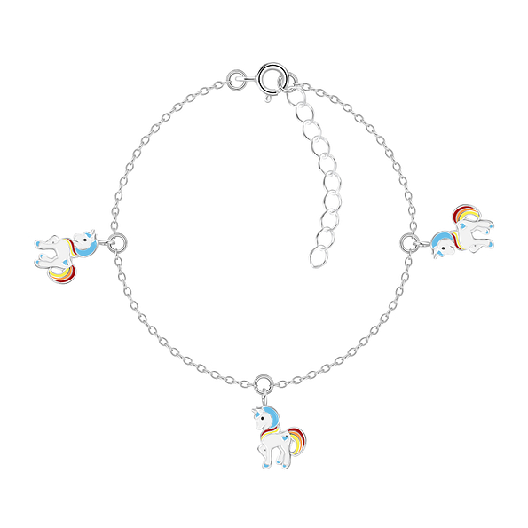 Bracelet licorne en argent - FR6698