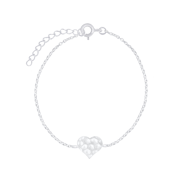 Bracelet cœur en argent - FR7910