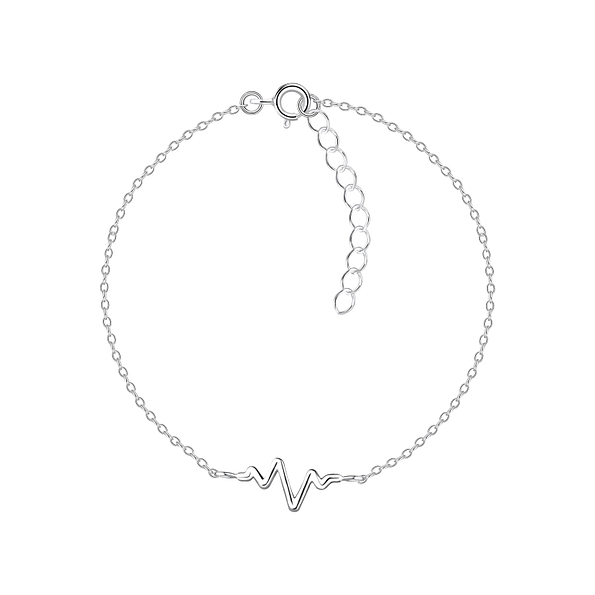 Bracelet cœur en argent - FR9527